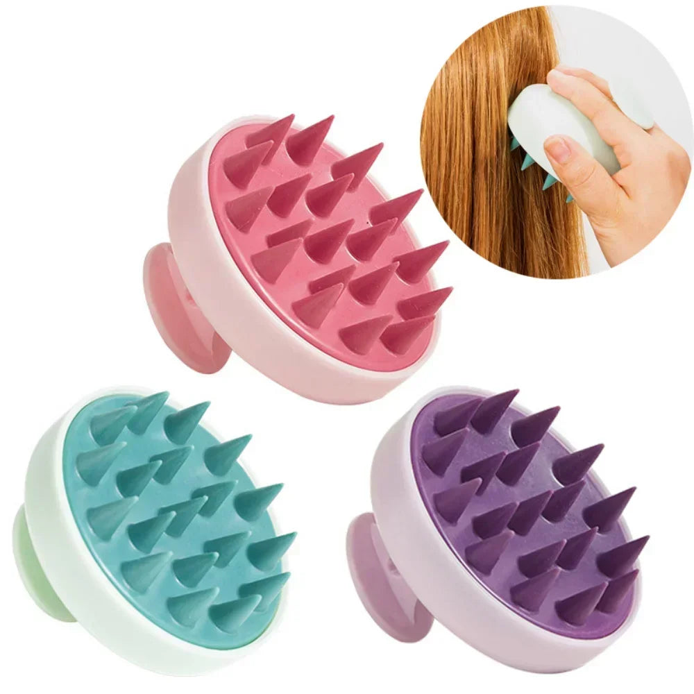 Brosse à shampoing en Silicone, peigne de Massage du cuir chevelu, peignes de lavage des cheveux, bain-douche, brosses de Massage corporel, outils de Salon de coiffure, 1 pièce