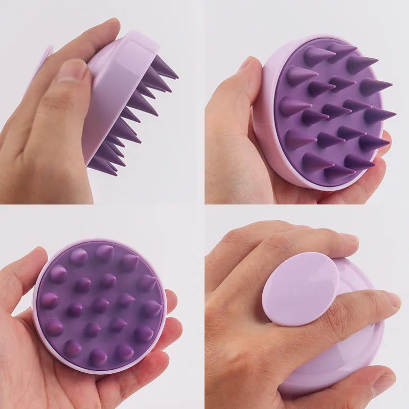 Brosse à shampoing en Silicone, peigne de Massage du cuir chevelu, peignes de lavage des cheveux, bain-douche, brosses de Massage corporel, outils de Salon de coiffure, 1 pièce