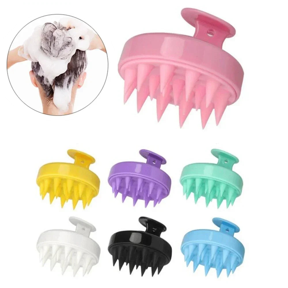 Brosse à shampoing en Silicone, peigne de Massage du cuir chevelu, peignes de lavage des cheveux, bain-douche, brosses de Massage corporel, outils de Salon de coiffure, 1 pièce