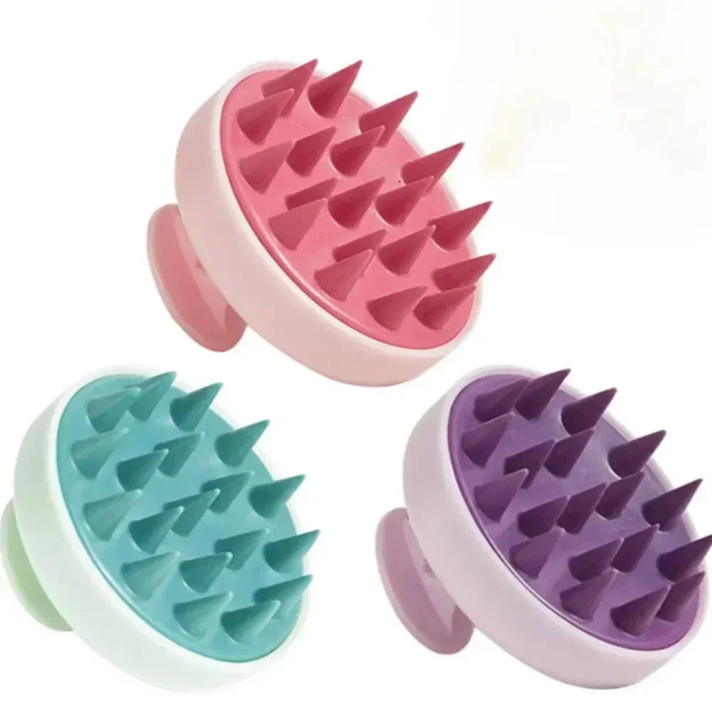 Brosse à shampoing en Silicone, peigne de Massage du cuir chevelu, peignes de lavage des cheveux, bain-douche, brosses de Massage corporel, outils de Salon de coiffure, 1 pièce
