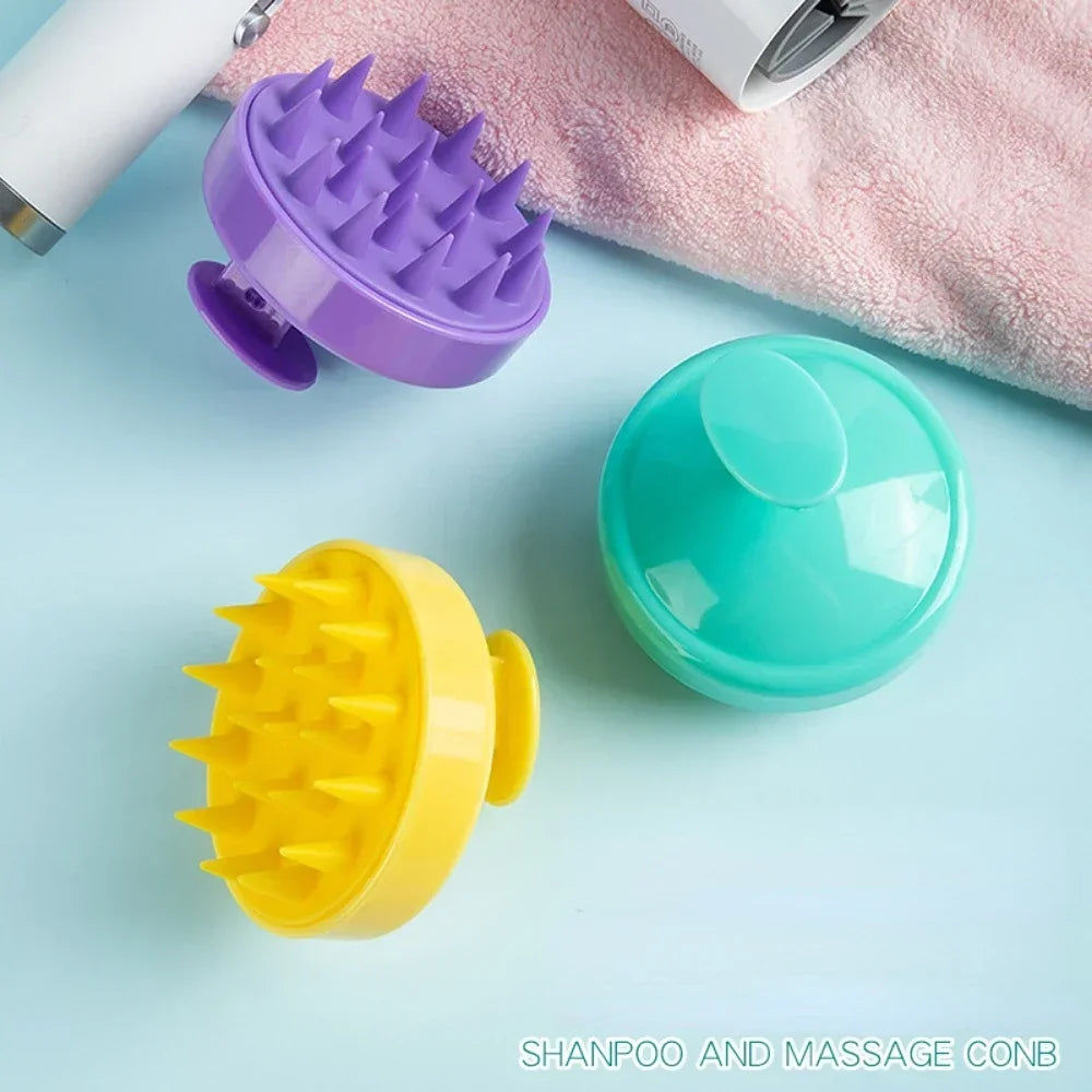 Brosse à shampoing en Silicone, peigne de Massage du cuir chevelu, peignes de lavage des cheveux, bain-douche, brosses de Massage corporel, outils de Salon de coiffure, 1 pièce
